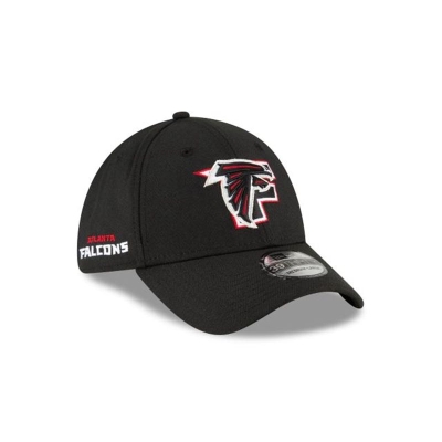Atlanta Falcons Gorra | New Era NFL Logo Mix 39thirty Stretch Fit Cap Mexico - Negros